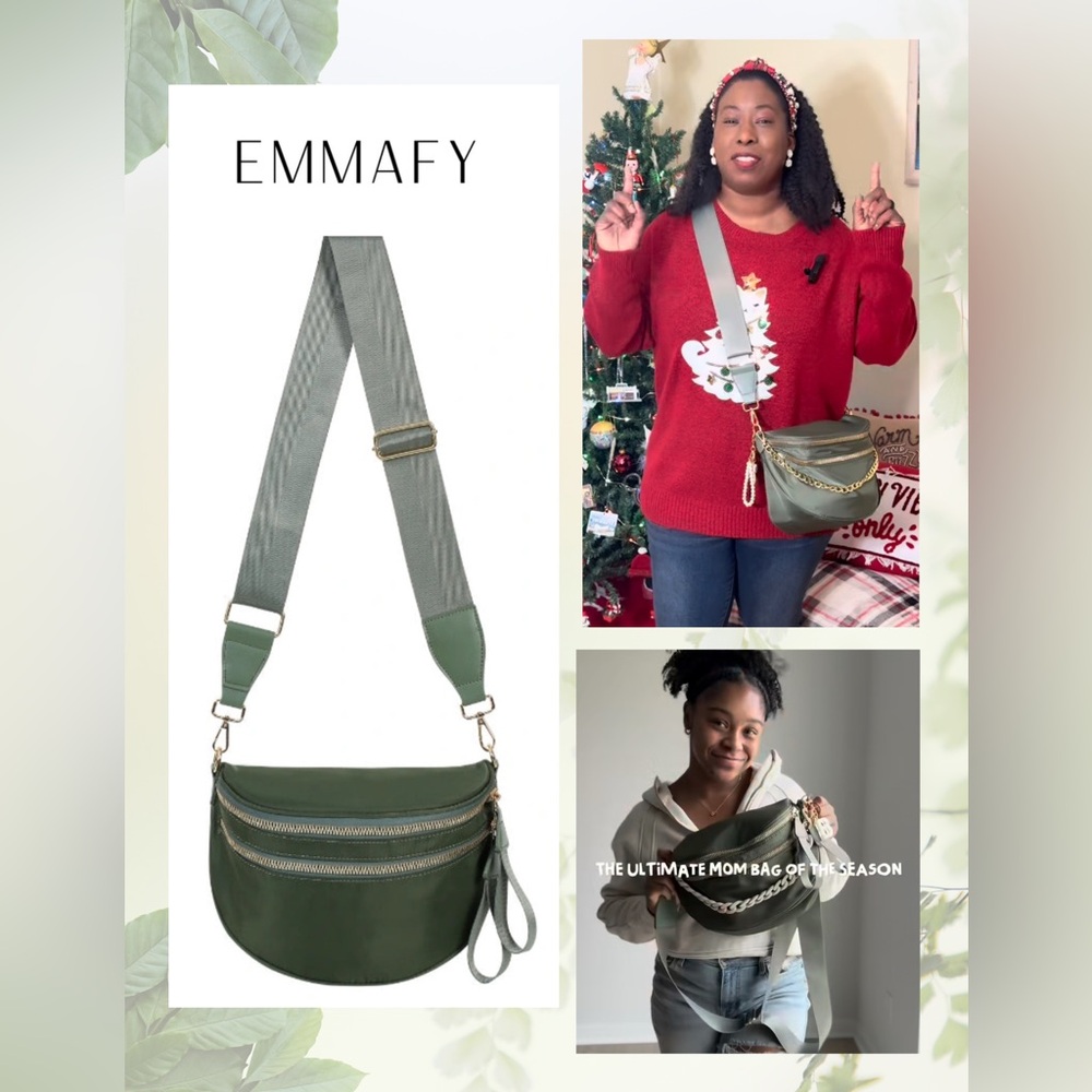 Emmafy Viral Go-Free Crossbody in Olive